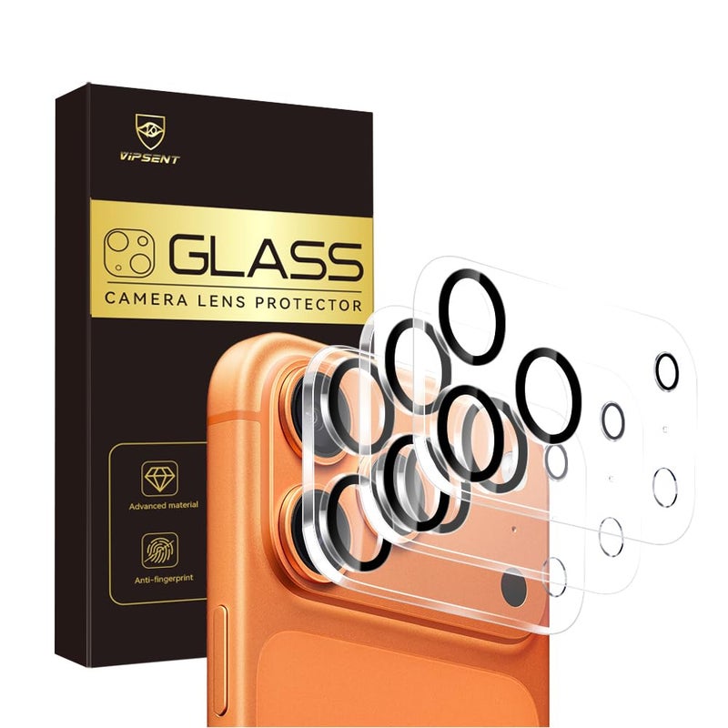 Vipsent Camera Lens Protector for iPhone 17 Pro Max 6.9",9H Tempered Glassï¼ŒUltra HD, Scratch Resistance Easy to Installï¼ŒCase Friendlyï¼Œ 3-Pack - Image 1