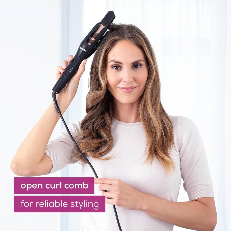 Beurer HT 75 Automatic Curling Iron with Open Curl Chamber and Smart Timer - Image 2