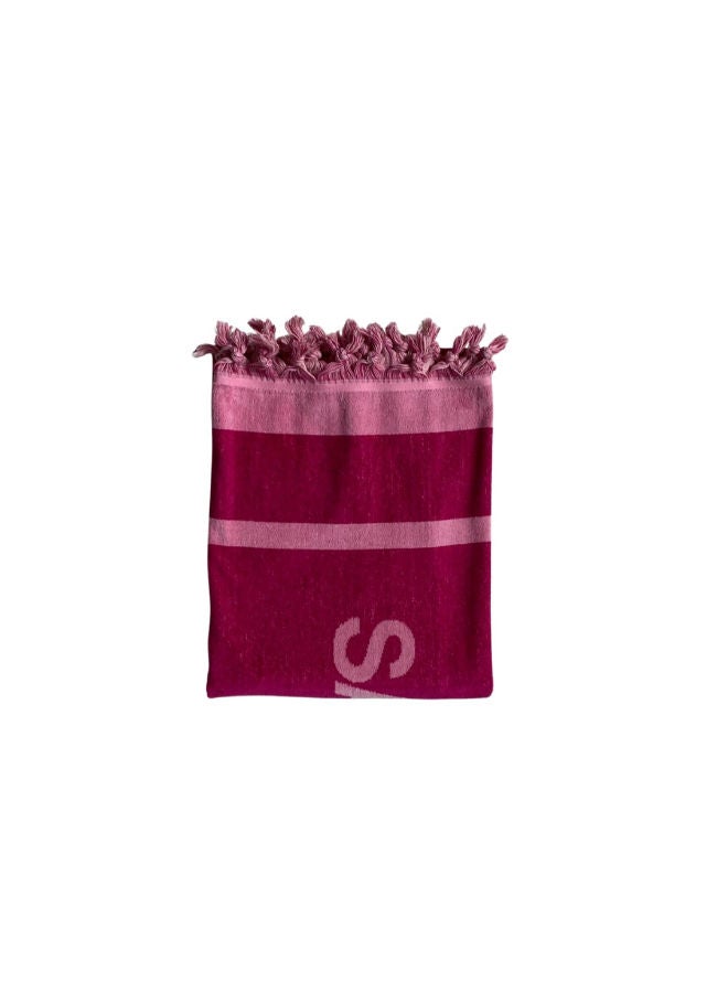 toãlla Toãlla beach towel, pink with light pink colour, cotton100%,,90×160 cm - Image 4