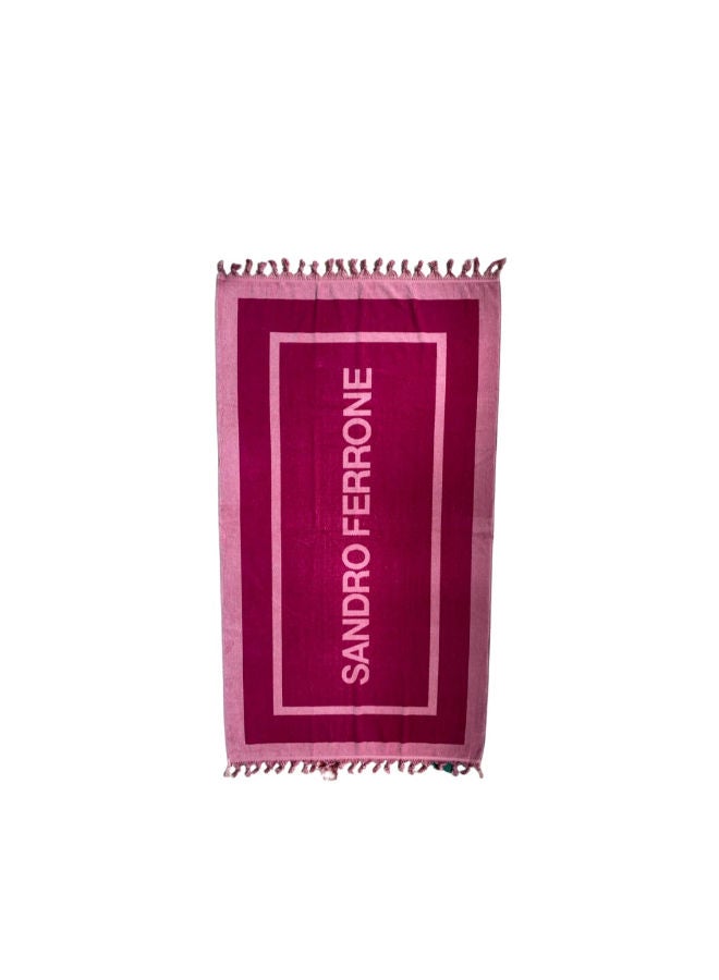 toãlla Toãlla beach towel, pink with light pink colour, cotton100%,,90×160 cm - Image 2