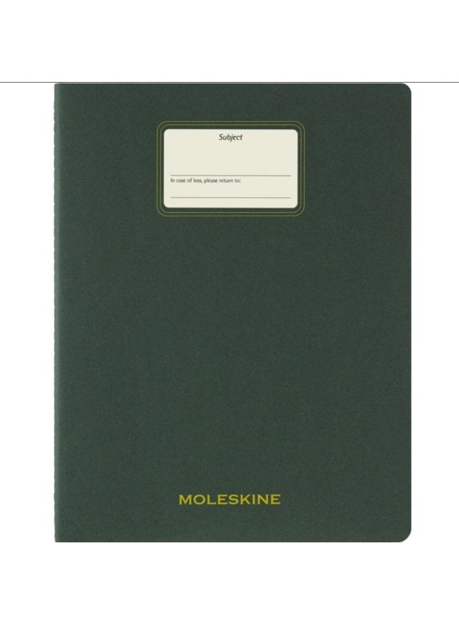 Moleskine: Student Cahier Xxl Ruled Myrtle Green