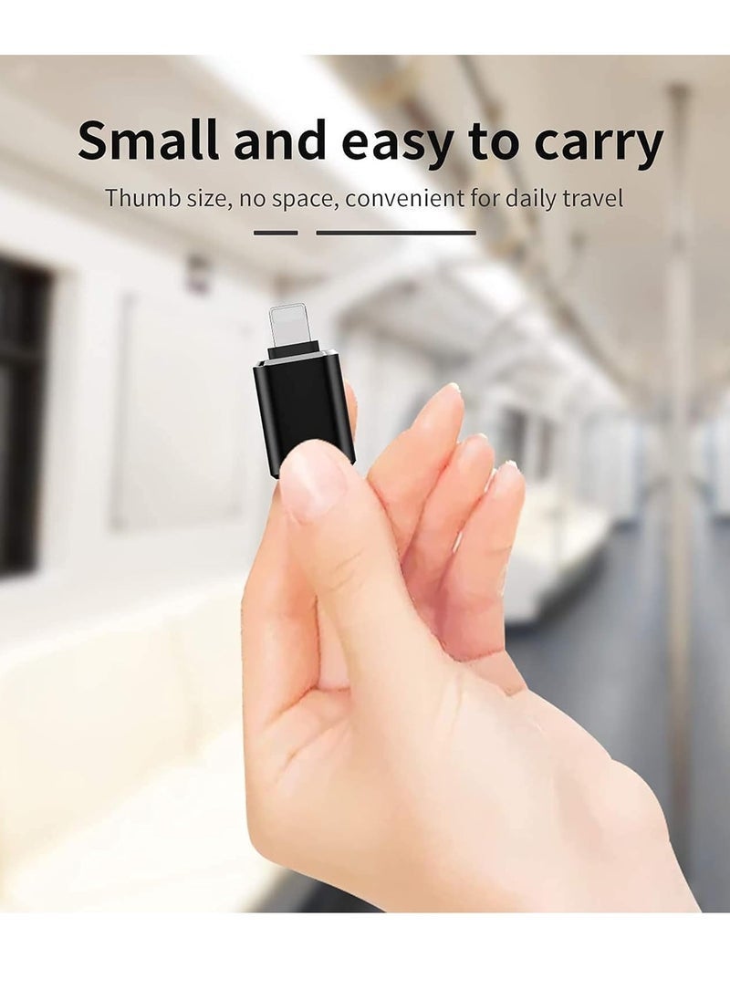 TIGER Portable Lighting to USB 3.0 Adapter iPhon to USB 3.0 Female Connector OTG Compatible with iPhon/iPd/USB Flash Drive/Card Reader - Image 5