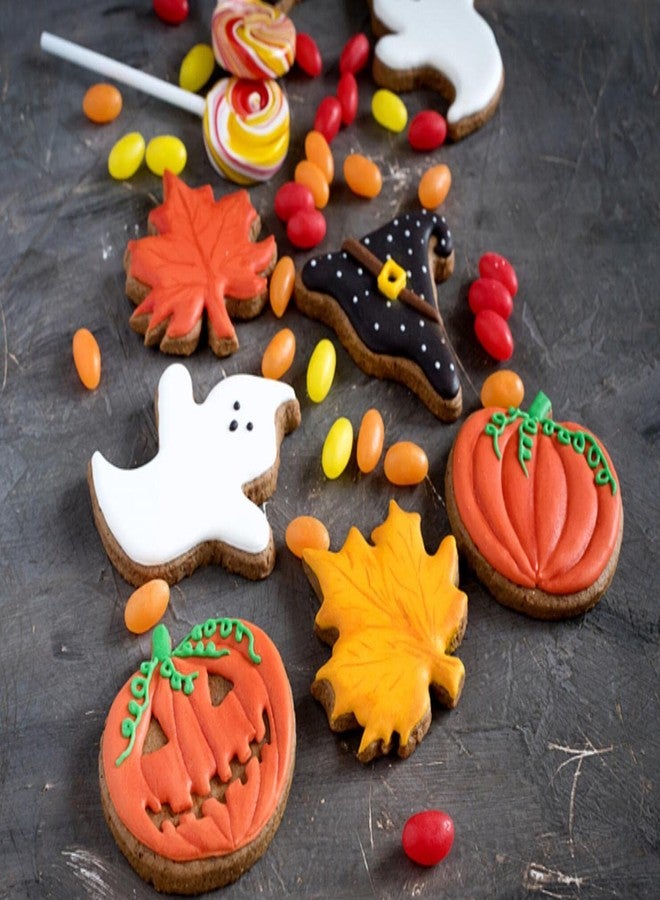 Q-BAKER Pumpkin Cookie Cutters Set, 4", 3.2", 1.96" Halloween Fall Thanksgiving Cookie Cutter for Harvest Holiday Decoration Party Supplies - Image 2
