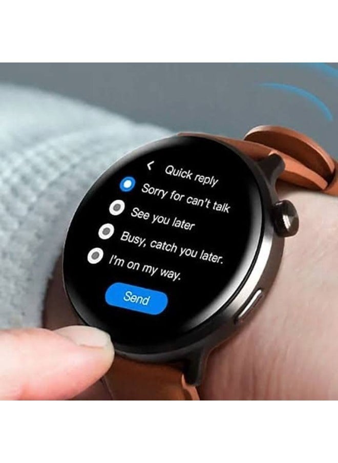 Mibro - Lite 2 Smart Watch 1.3-inch AMOLED HD Display Metal Body With Bluetooth Call Dual Core Chip Intelligent Health Monitoring 60 Sports Mode 12Days Battery Life 2ATM Waterproof - Tarnish - Image 1