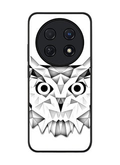 Stylizedd Rugged Black edge case for Huawei nova 12i 4G, Slim fit Soft Case Flexible Rubber Edges Anti Drop TPU Gel Thin Cover -  Poly Owl  - Image 1