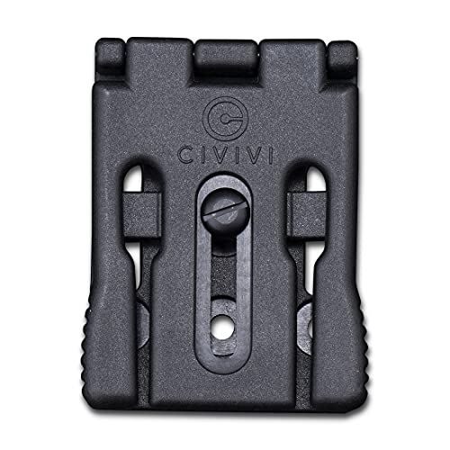 CIVIVI T-Clip Black Fiber-glass Reinforced Nylon Belt Clip CA-04A - Image 2