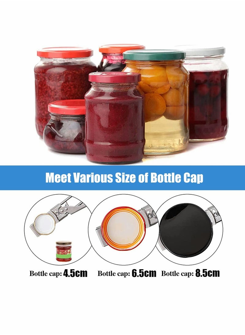 Excefore - Master Opener, Adjustable Jar and Bottle Opener, Stainless Steel Jar Lid Gripper - Image 1