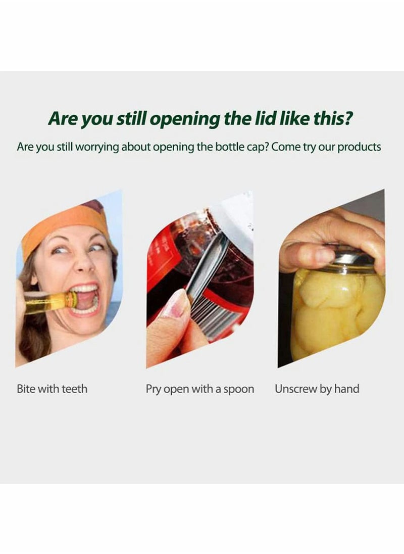 Excefore - Master Opener, Adjustable Jar and Bottle Opener, Stainless Steel Jar Lid Gripper - Image 1