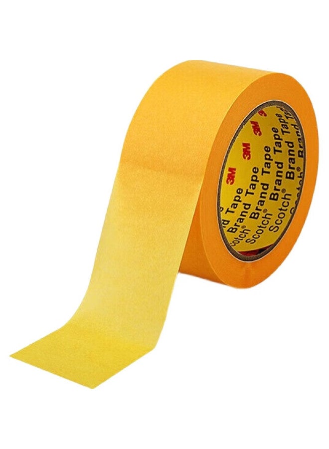 3M 3M Masking Tape 244 Yellow High Temperature Paper Masking Tape 15Mm*50M*0.085Mm 1 Roll - Image 1