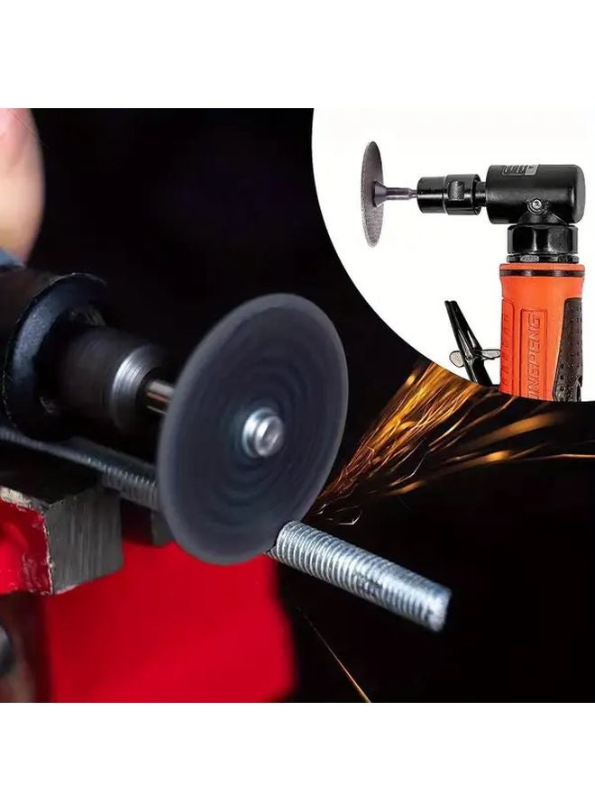 عجلة قطع سوداء مقاس 3 بوصة وطقم ماندرل 1/4 بوصة لماكينات الطحن اليدوي - أقراص قطع المعادن - Image 5