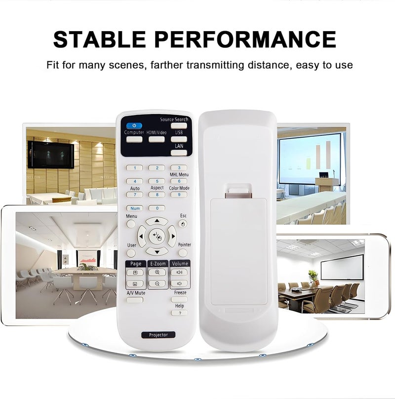 EWO'S جهاز التحكم عن بعد العالمي للبروجيكتور من EWO لأجهزة عرض Epson Home Cinema وPowerlite وEB- وEX وVS وH وBrightLink وEMP- (وصف مرجعي للنموذج المحدد) - Image 4