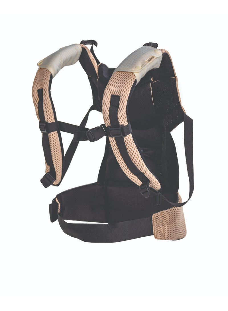 Nurtur Willow Deluxe Mesh Infant Baby Carrier – Premium Fabric, Dual-Facing Comfort, Adjustable Cushioned Straps, & Built-In Baby Bib - Snad  - Image 4