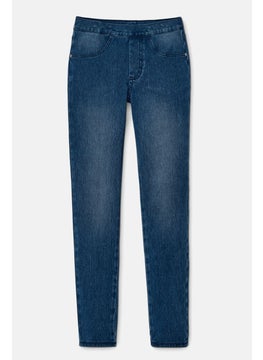 Tchibo Kids Girl Pull,on Stretch Skinny Jeans, Blue  - Image 3