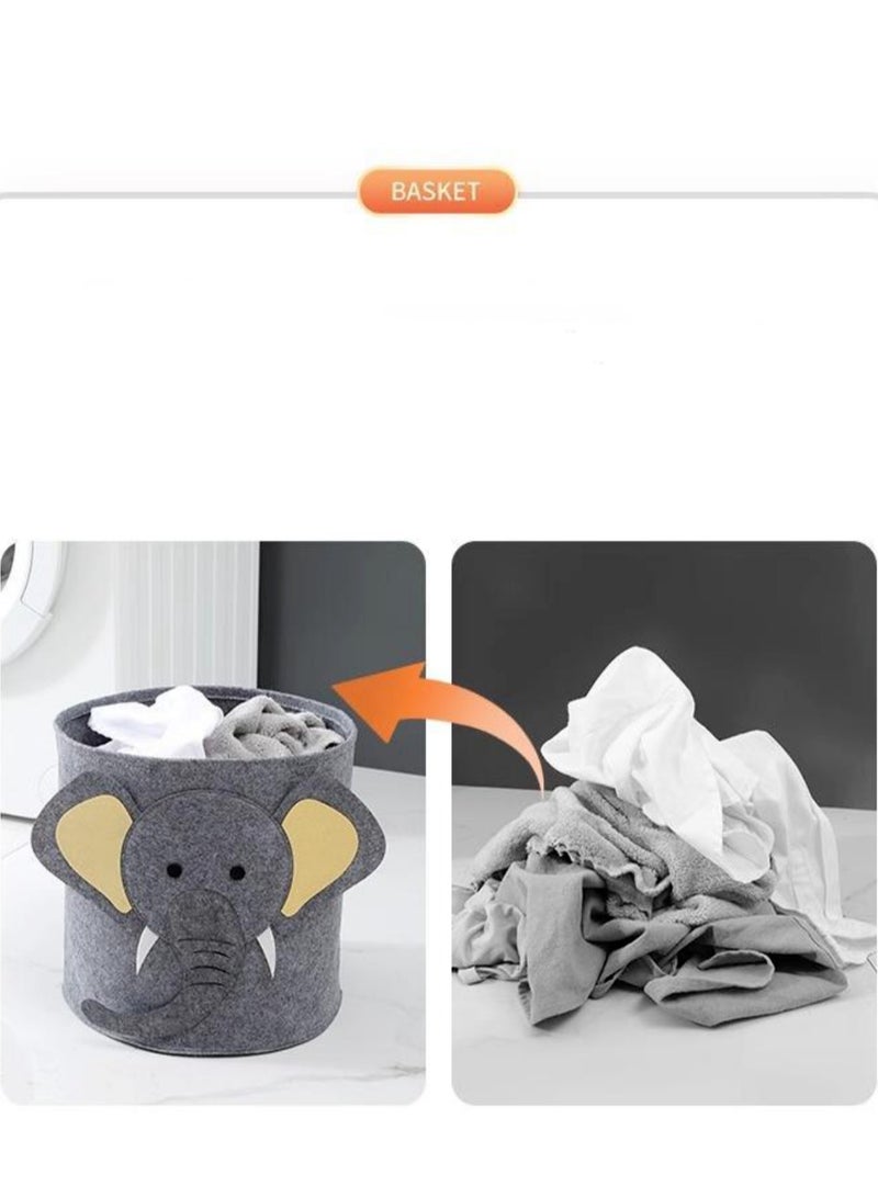 Laundry Basket ,Baby Toys Storage Bag  - Image 2