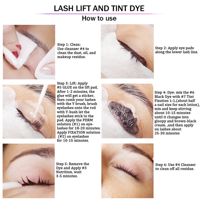 Eyelash & Brow Lift Set Eyelash Perm Kit Semi-Permanent Eyelash Lash Extensions Lash Curling Perming Wave Lash Lifting Kit for Beauty Salon - Image 2