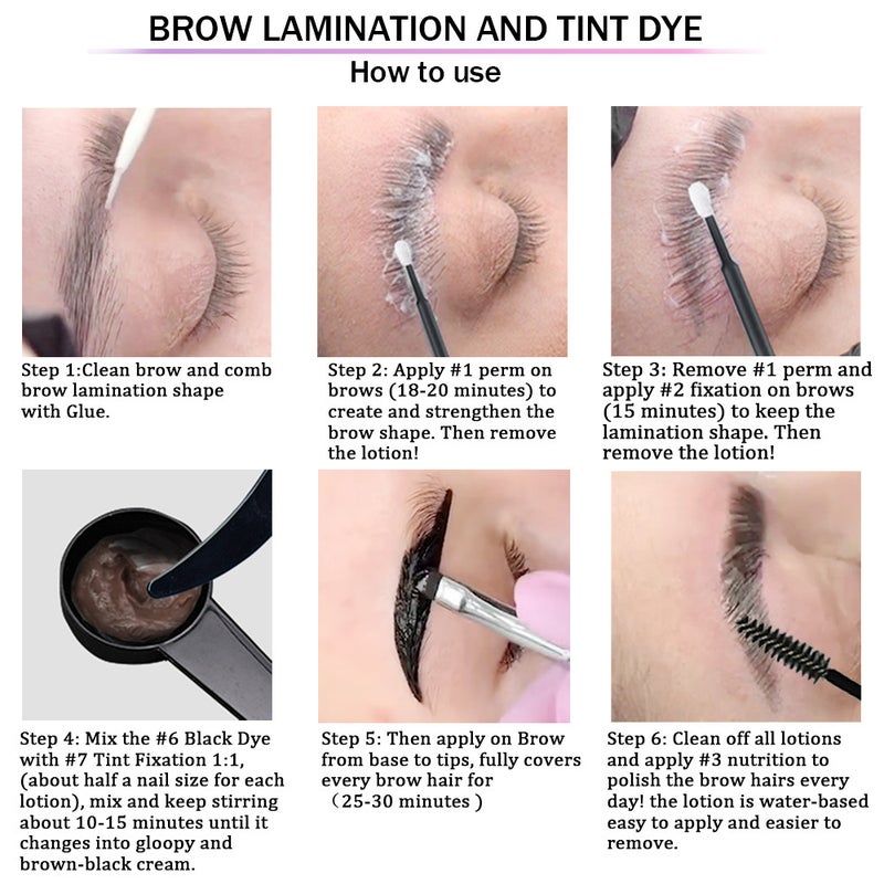 Eyelash & Brow Lift Set Eyelash Perm Kit Semi-Permanent Eyelash Lash Extensions Lash Curling Perming Wave Lash Lifting Kit for Beauty Salon - Image 4
