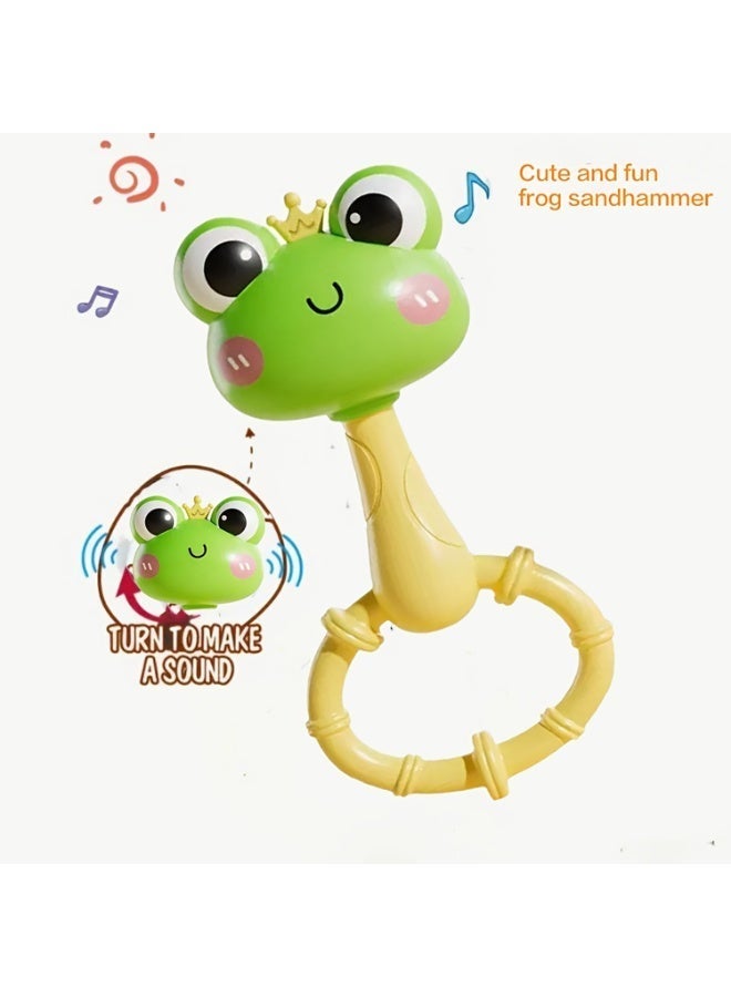Essential Nursery Set (0–12 Months): Includes Engaging Educational Toys And A Cute Handheld Rattle Featuring Vibrant Animal Designs, Helping To Boost Motor Skills And Hand-Eye Coordination (2-Piece Set). - Image 2