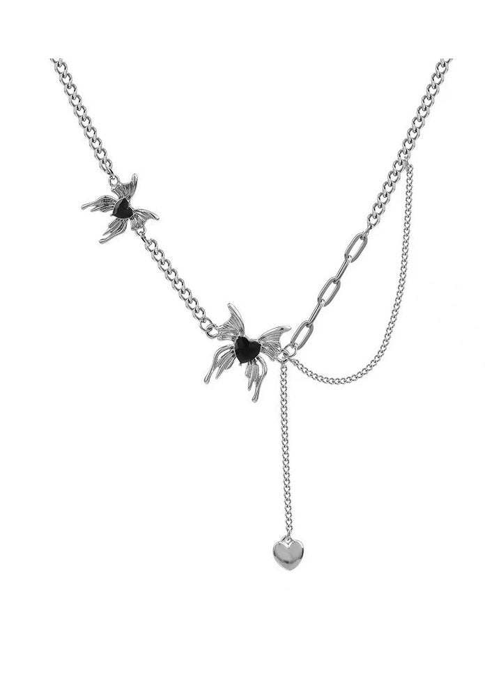 Goolsky Butterfly Tassel Necklace for Women – New Elegant Lightweight Luxury Design, Boutique Autumn Sweater Chain  - Image 3