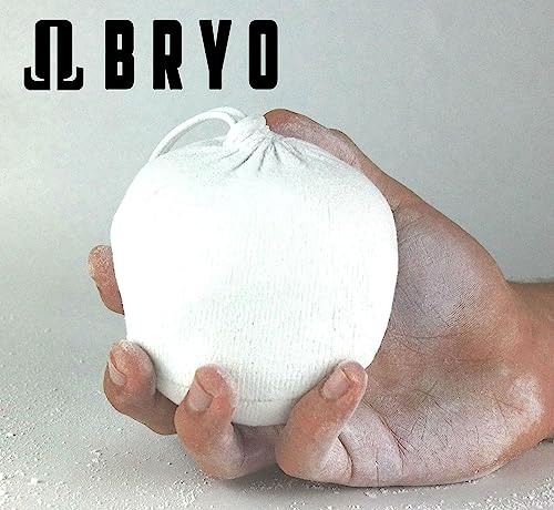 BRYO Chalk Ball 3 oz with Storage Bag - Premium Chalk for Rock Climbing, Weightlifting, Gymnastics, Crossfit & More - Mess Free Gym Chalk with Refillable Sock - Natural Drying Formula - Image 3
