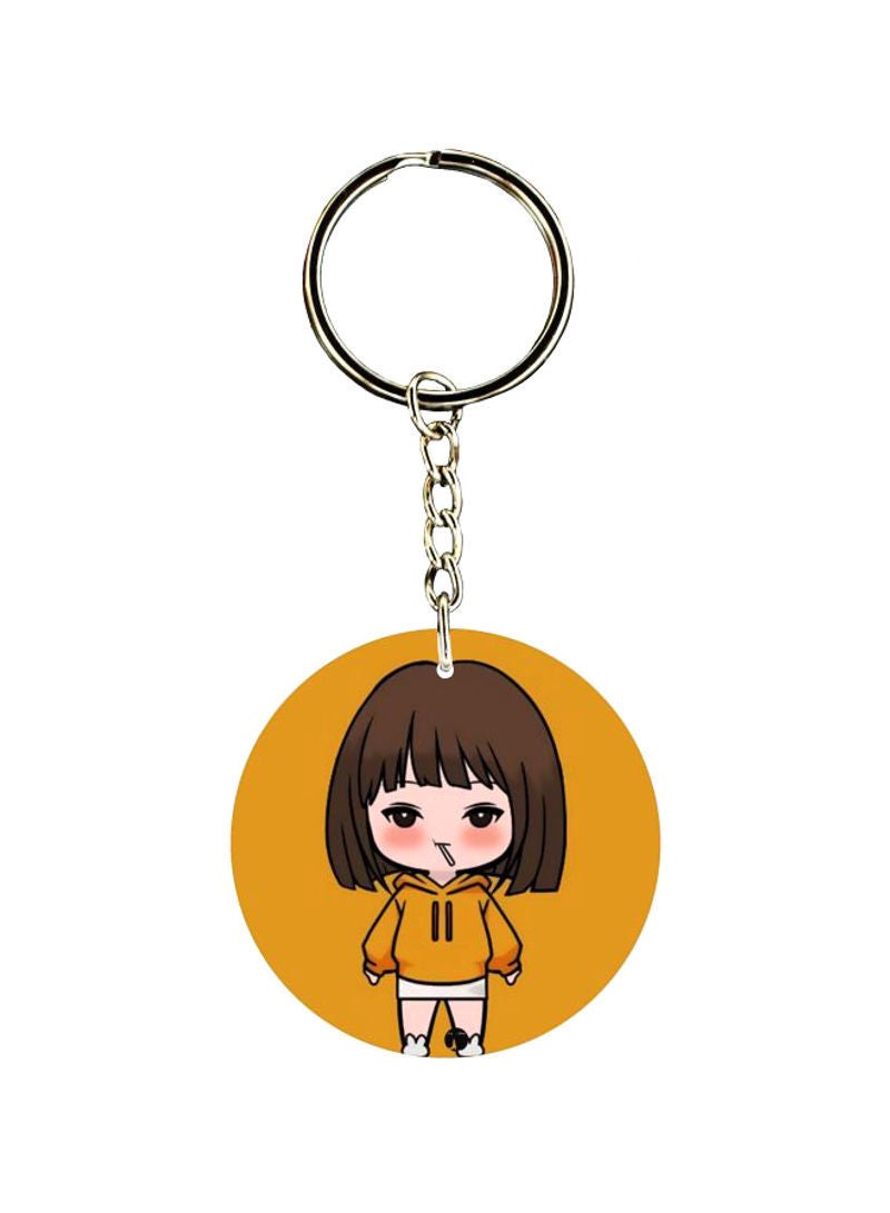 RKN Double Sided Child Printed Keychain