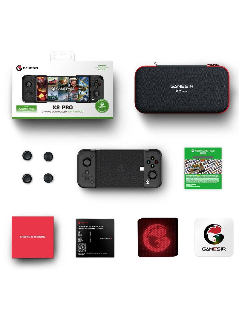 جيم سير وحدة تحكم ألعاب X2 Pro Android تدعم ألعاب Xbox Cloud وStadia ووحدة التحكم المحمولة مع أزرار ABXY قابلة للفصل - Image 2