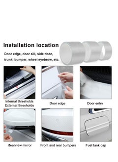 Y&D Car Door Edge Guards Sill Protector, Automotive Anti-Collision Strip for Edge/Front and Rear Bumper/Door Fits Most (2In x 33Ft)  - Image 3