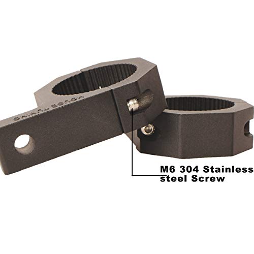 HOUSE TUNING Roll Bar Clamps (2.25" - Pack 4), 2 1/4" Roll Bar Mounts, LED Light Mount Clamp - Image 3