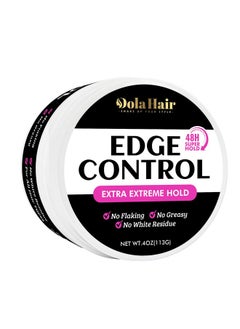 Edge Control For Black Hair 4C Extreme Strong Hold Nongreasy Edge Effect 48 Hour Edge Tamer For Baby Hair Extra Mega Hold True Edge Control Edge Effect Edge Control For Black Natural Hair