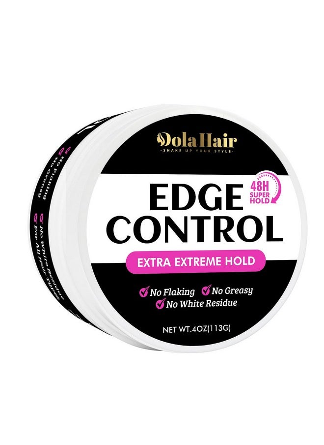 Dolahair - Edge Control For Black Hair 4C Extreme Strong Hold Nongreasy Edge Effect 48 Hour Edge Tamer For Baby Hair Extra Mega Hold True Edge Control Edge Effect Edge Control For Black Natural Hair - Image 1