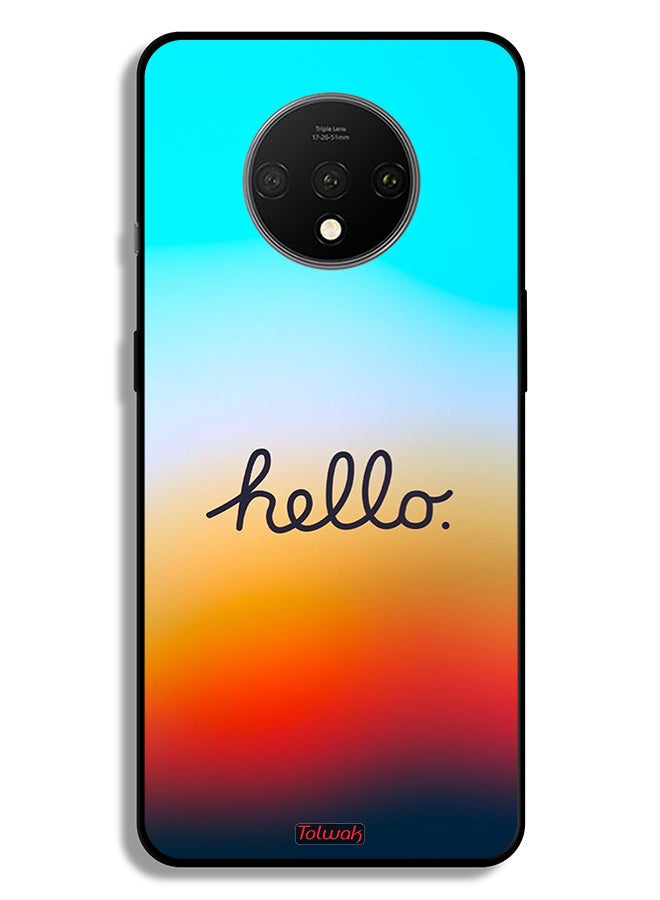 Tolwak OnePlus 7T Protective Case Cover Hello - Image 2