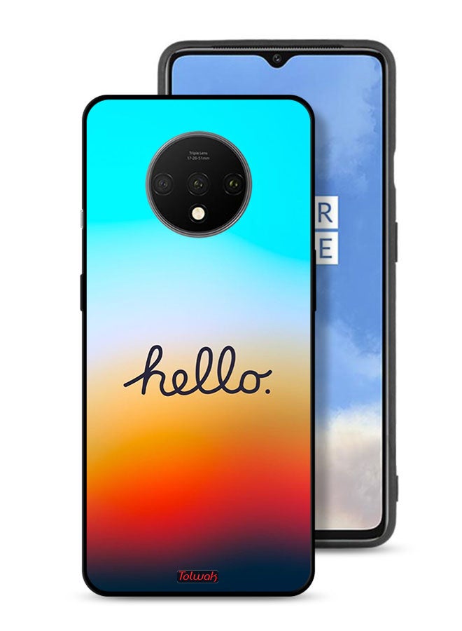 Tolwak OnePlus 7T Protective Case Cover Hello - Image 1