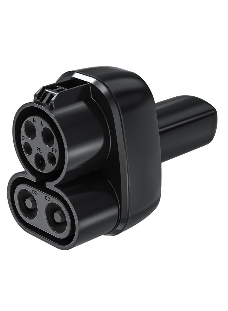 Captaintech CCS to Tesla Adapter - CCS1 Adapter Compatible with Tesla Model 3/Y/S/X, Max 250KW DC CCS Combo 1 Adapter for Tesla Owners Only with Portable Case, Compatible with All Level 3 with CCS Plug - Image 1