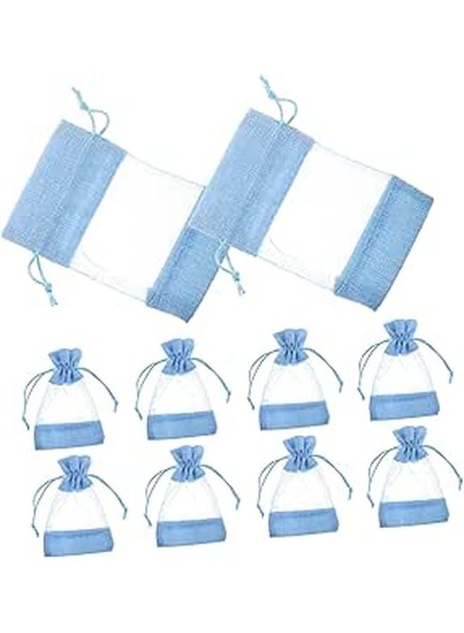 Fine Mesh Drawstring Bags 10pcs For Dried Flowers Lavender Sachet Jewelry Spices Storage - Image 1