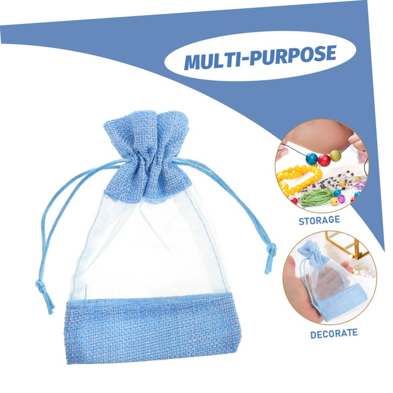 Fine Mesh Drawstring Bags 10pcs For Dried Flowers Lavender Sachet Jewelry Spices Storage - Image 4