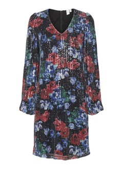 YAS Yaspoera Printed  V-Neck Sequin Dress  - Image 5