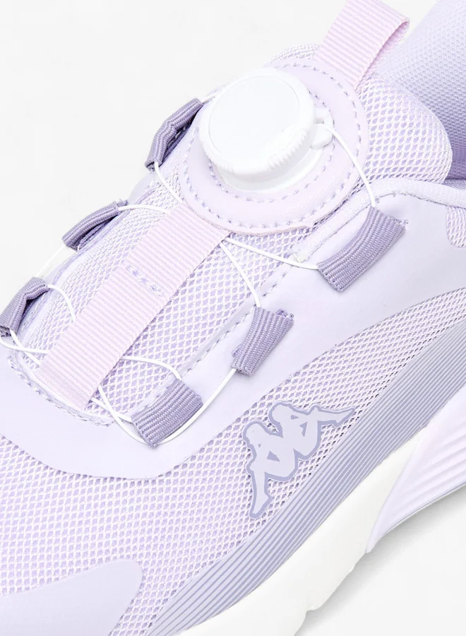 Kappa Girls' Panelled Sports Shoes with Rotating Buckle Closure