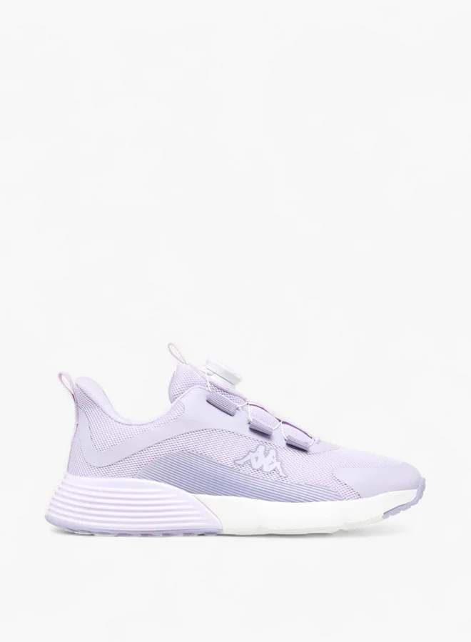 Kappa Girls' Panelled Sports Shoes with Rotating Buckle Closure