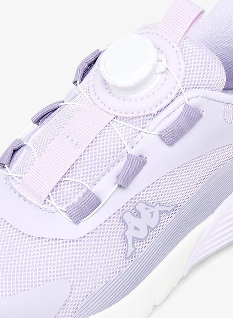 Kappa Girls' Panelled Sports Shoes with Rotating Buckle Closure