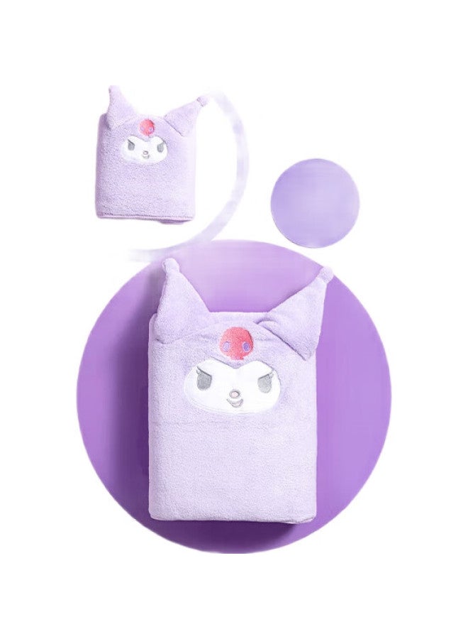 Miniso Kuromi Coral Fleece Bath Towel, Soft, Breathable, Absorbent, Quick-Drying, For Home Use, 140X70Cm - Image 3