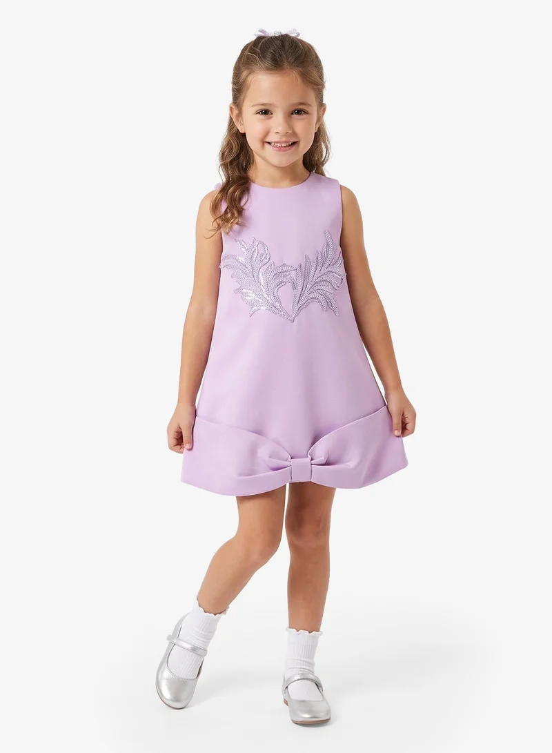 Little Golden Apple Little Cut Sleeves With Bow Design