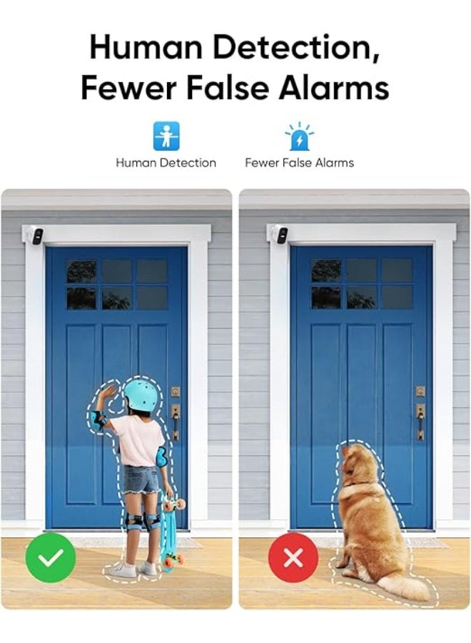 Wireless Outdoor Security Camera Kit – 1080p HD, 180-Day Battery, HomeKit Compatible, Weatherproof – 2-Cam System for Home Protection - Image 2