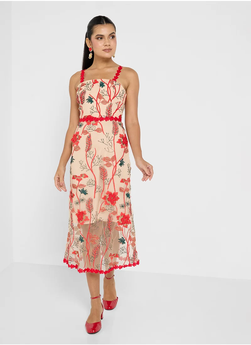 ايلا ليمتد اديشن Floral Embridered Dress