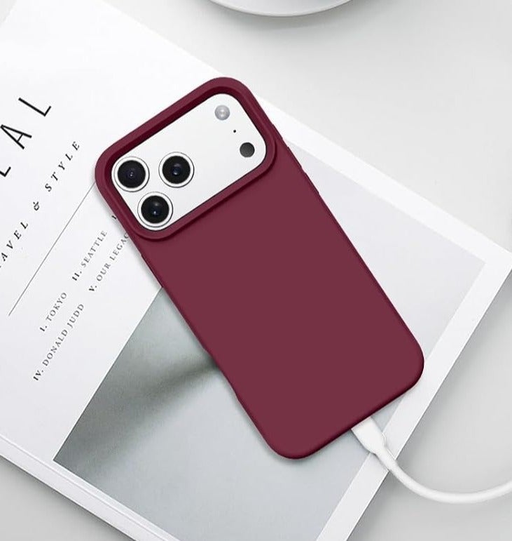 iPhone 17 Pro Max Cover Liquid Soft Silicone iPhone 17 Pro Max Case Anti Scratch with Inside Microfiber Lining Shockproof Protective Phone Case for iPhone 17 Pro Max - Image 5