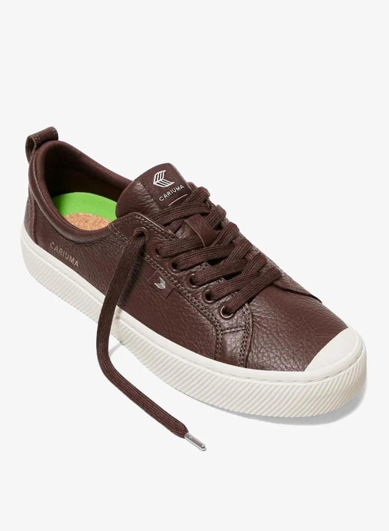 كاريوما OCA Low Brown Premium Leather Sneaker