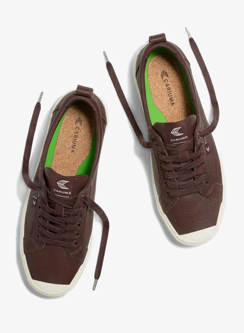 Cariuma  OCA Low Brown Premium Leather Sneaker  | Best Price UAE