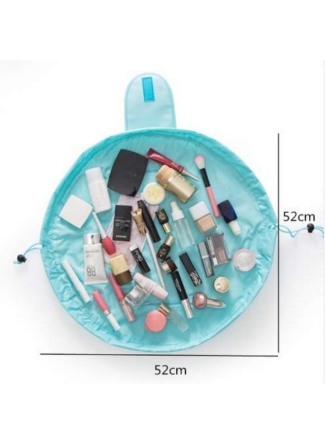 Cluemart? Waterproof Cosmetic Bags Makeup Bag Travel Barrel Cases Kit Organizer Bathroom Storage Carry Case Toiletry Bags Multifunctional Bucket Toiletry Bag Polyester - Image 2