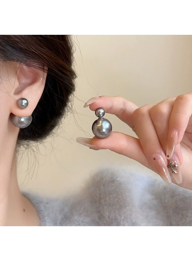 Goolsky Versatile Pearl Drop Earrings for Women – S925 Silver Post, Elegant Light Luxury Studs - Image 1