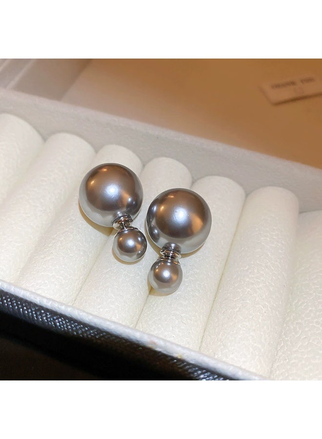 Goolsky Versatile Pearl Drop Earrings for Women – S925 Silver Post, Elegant Light Luxury Studs - Image 4
