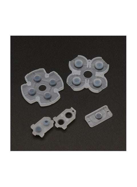 Conductive Rubber Silicone Replacement Release Buttons Kit for Controller Handle, Repair Replacement Parts for PlayStation 4 Handle