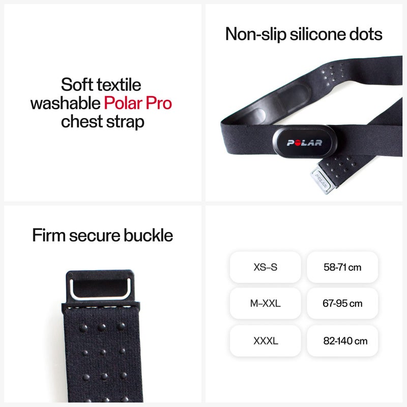 POLAR حزام صدر POLAR Pro - حزام مراقبة معدل ضربات القلب - Image 2
